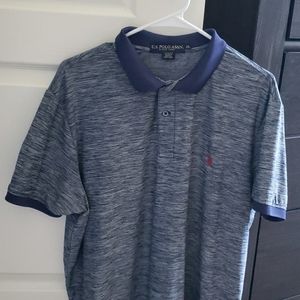 Mens Classic Fit Solid Short Sleeve Poly Pique XL